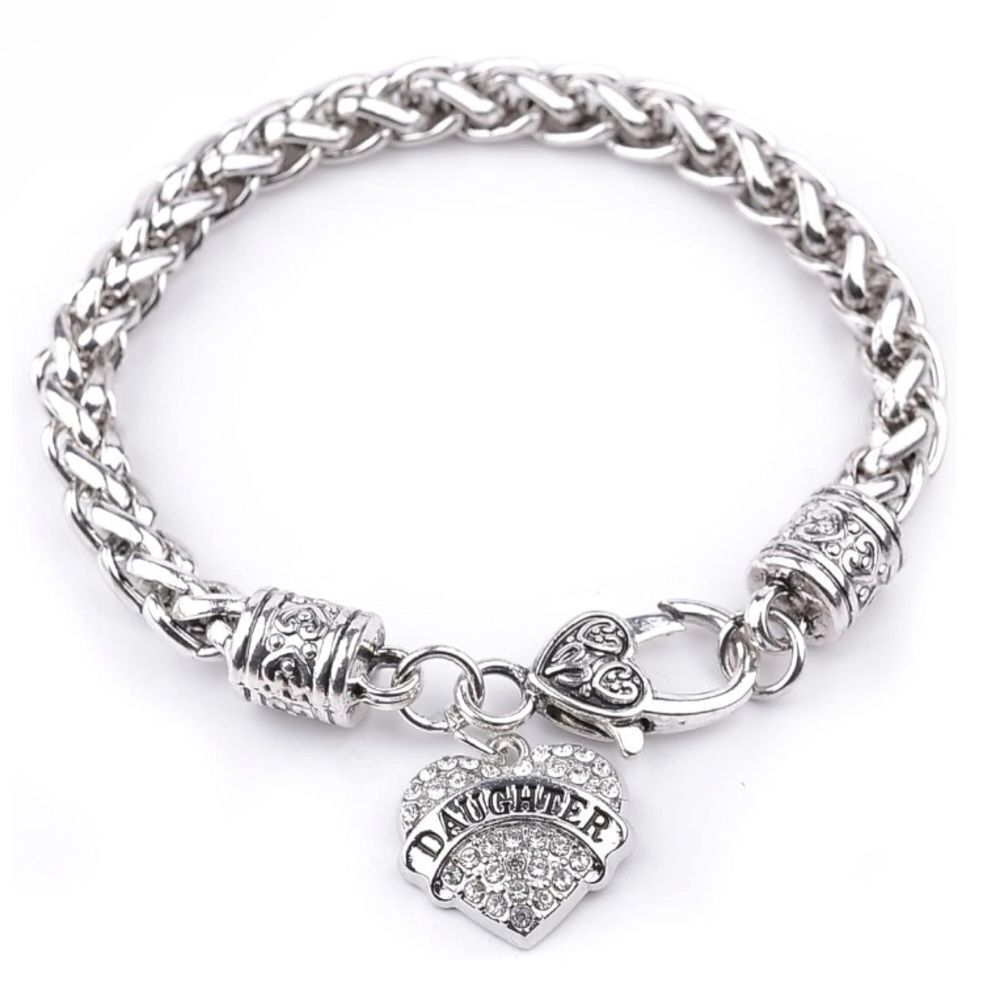 Daughter Silver Gift Bracelet
